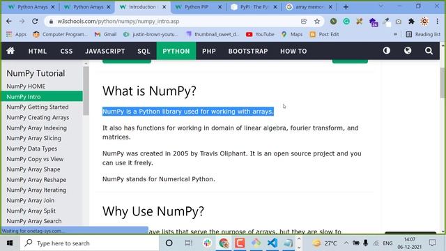Python NumPy Tutorials #22 смотреть онлайн