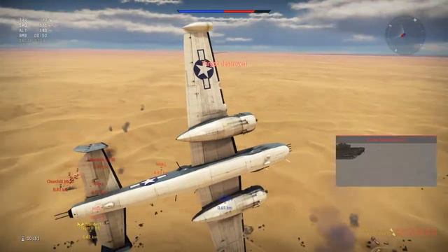 War Thunder The power of the tiger 2 against tier 3 смотреть онлайн