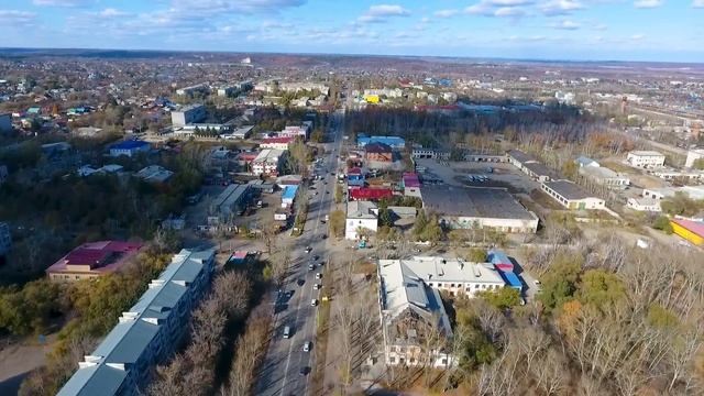 Г. Свободный, осень 2017, взгляд с высоты. смотреть онлайн