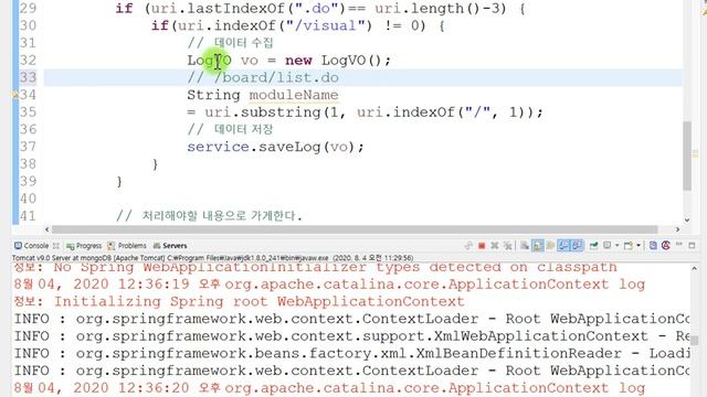 Webjjang MongoDB ver.2 08-07 Spring과 MongoDB - 로그 데이터 수집과 저장(웹짱과 함께하는 몽고디비) смотреть онлайн