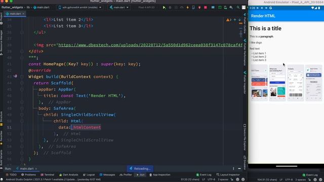 Flutter Render HTML Content With CSS смотреть онлайн
