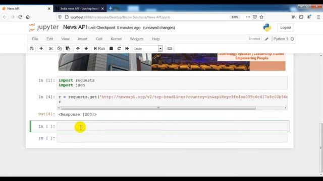 How To Read Latest News Using News API in Python - Get the Daily News Headlines with HTTP REST API смотреть онлайн