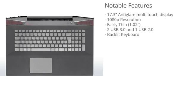 Lenovo Y70-70 80DU00KNU 17.3" Touchscreen Gaming Laptop Review смотреть онлайн