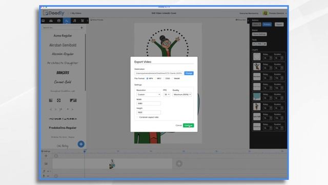 How to create a LinkedIn Profile Video in Doodly (step by step tutorial) смотреть онлайн