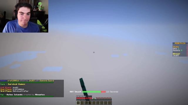 BIG BRAIN PLAYS ONLY... Minecraft Hunger Games смотреть онлайн