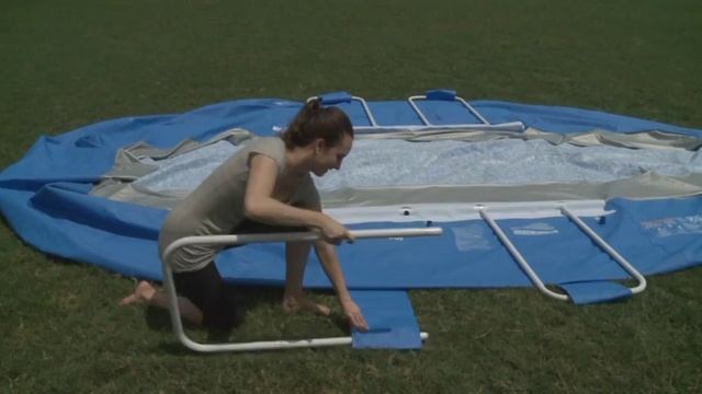 Овальный бассейн Fast-Set Bestway