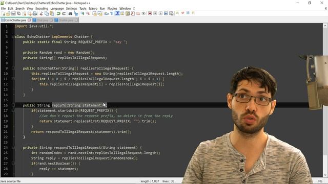 JavaStream 3 (chatters) part 3: command line arguments смотреть онлайн