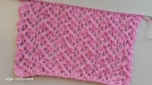 294  АЖУРНЫЙ УЗОР СПИЦАМИ Вязание спицами Узоры