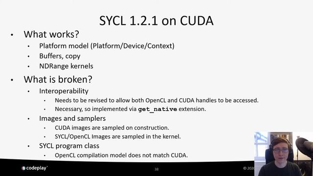 DPC++ support for Nvidia GPUs using CUDA смотреть онлайн