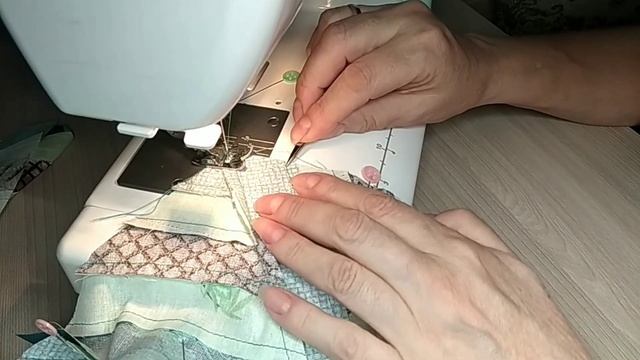 #лоскутноешитьё #пэчворк Покрывало в стиле лоскутного шитья. 3 часть. смотреть онлайн