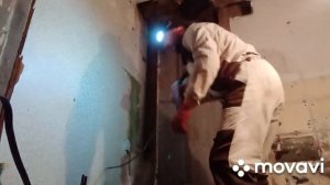 Замена чугунного стояка на пластик.