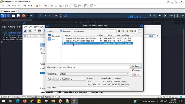 how to open pcap file in kali linux смотреть онлайн