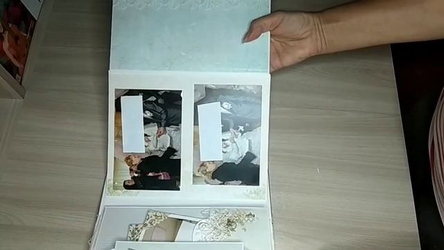 #скрапбукинг Свадебный альбом в подарок. Скрапбукинг. смотреть онлайн