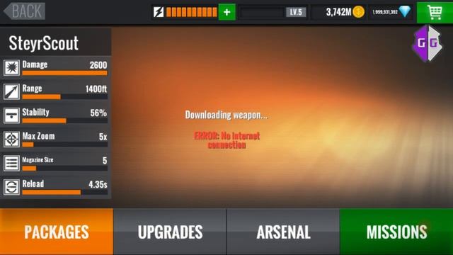 Hack Sniper 3d with game guardian - root смотреть онлайн