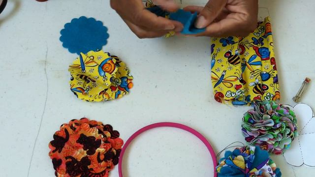 How to make Fabric Flowers смотреть онлайн