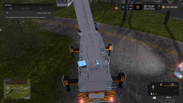 Farming Simulator 17 #22 New Tower & Aerial Ladder Trucks Respond To A Fully Involved Structure Fir смотреть онлайн