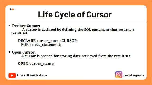 37. Cursors in MySQL | Advanced MySQL Series смотреть онлайн