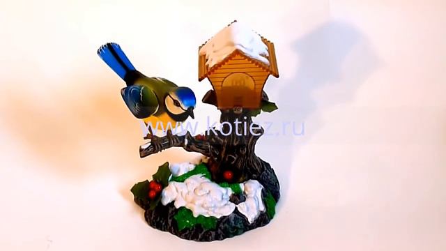 Музыкальная игрушка Поющая Синичка. Продажи: www.kotiez.ru смотреть онлайн