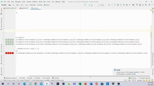 Android Studio Tetris Tutorial | Part - 4 | Next Shape Function | Using Kotlin смотреть онлайн