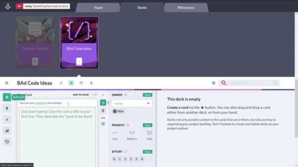 Codecks -- Game Development Project Management Tool