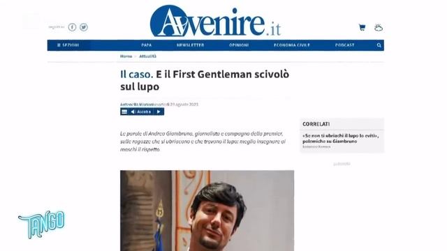 La Separazione Meloni-Giambruno - Tango 23/10/2023