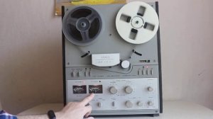 Включение катушечного магнитофона «Союз 110-с1» после 30 лет хранения в квартире.