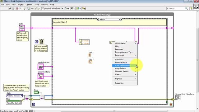 NI Vision: Concatenate Scalar to an Array смотреть онлайн
