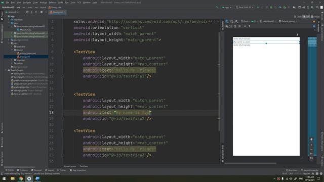 Linear Layouts in Android Studio - Mastering Android #15 смотреть онлайн