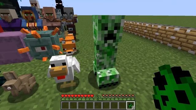x400 creepers and all mobs minecraft combined? смотреть онлайн