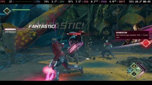 Marvel's Guardians of the Galaxy -  Steam Deck Gameplay & Best Settings