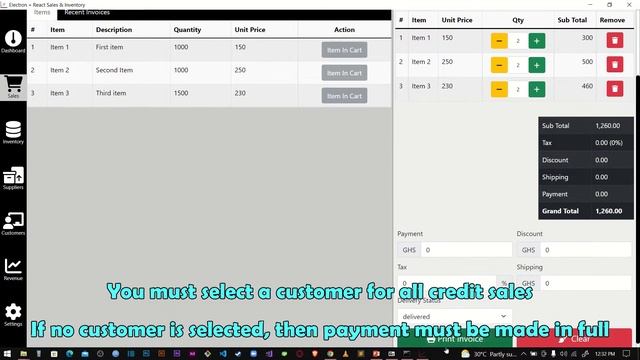 Electron React App | Sales and Inventory Desktop App смотреть онлайн