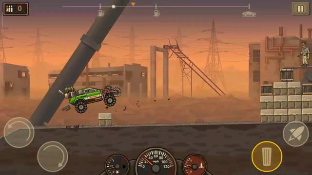 Earn to die 2 прохождение #20 - труднопроходимые вагоны смотреть онлайн