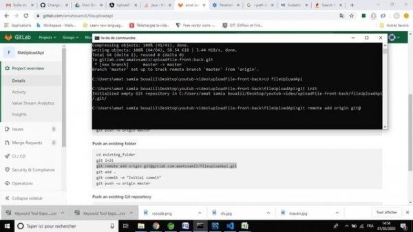 Tutorial commit git Gitlab