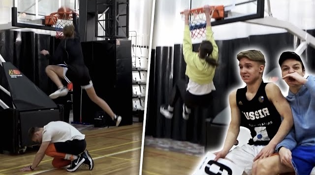 ЖЕНСКИЙ ДАНК КОНТЕСТ НА НИЗКОЕ КОЛЬЦО смотреть онлайн