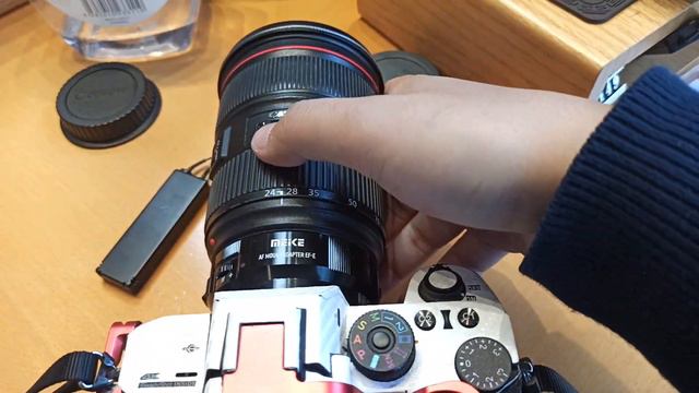 AF Function Test | Meike MK-EFTE-B AF Mount Adapter for Canon EF/EF-S Lenses to Sony E Mount Camera смотреть онлайн
