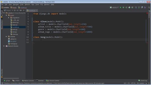 Django Tutorial for Beginners - 7 - Creating Models смотреть онлайн
