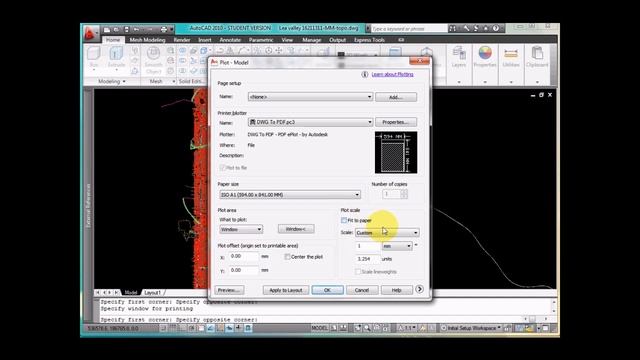 How to plot 1:5000 scale map from digimap in AutoCAD смотреть онлайн
