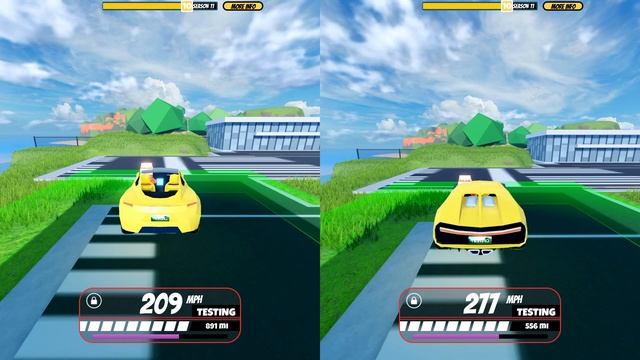 Eclaire (Chiron) VS Roadster Speed Test in Roblox Jailbreak смотреть онлайн