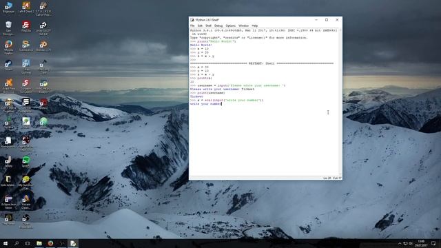 Learn Python | Lesson - 3 | User Input смотреть онлайн