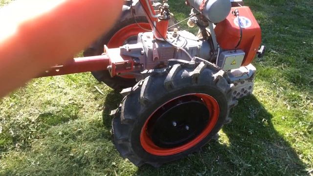 Мотоблок МоторСич на R16. Дополнительные грузы 25 кг. смотреть онлайн