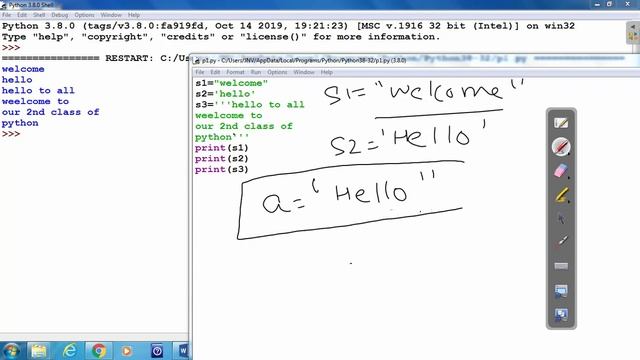 Python Basics Course Lesson 2 - Python Fundamentals - 1 - CBSE class 11 смотреть онлайн