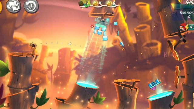 Angry Birds 2 - Gameplay Walkthrough Part 16 - New Levels [Chef Pig Boss] (iOS, Android) смотреть онлайн