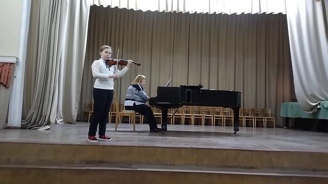Нестерович Анастасия. Р. Телепнев "Мелодия" Д.Каминский "Старинный танец" смотреть онлайн