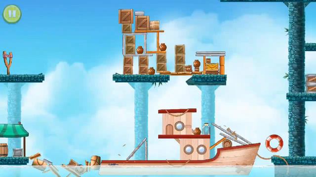 Angry Birds Rio Hidden Harbor All levels (Mighty Eagle) Any% смотреть онлайн
