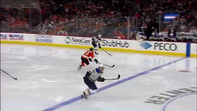 Vladimir Tarasenko's dish for Paul Stastny goal vs Flyers (2018) смотреть онлайн