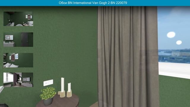 Обои BN International Van Gogh 2 BN 220079 в интерьере. визуализация и фото. смотреть онлайн