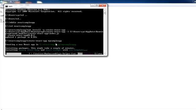 REACT SAMPLE APPLICATION CREATION FOR BEGINNERS смотреть онлайн
