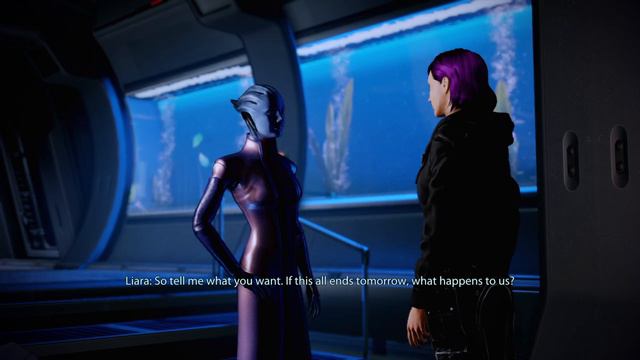 Mass Effect Legendary Edition ME2 Femshep Liara Normandy date Romance rekindled (Shadowbroker dlc) смотреть онлайн