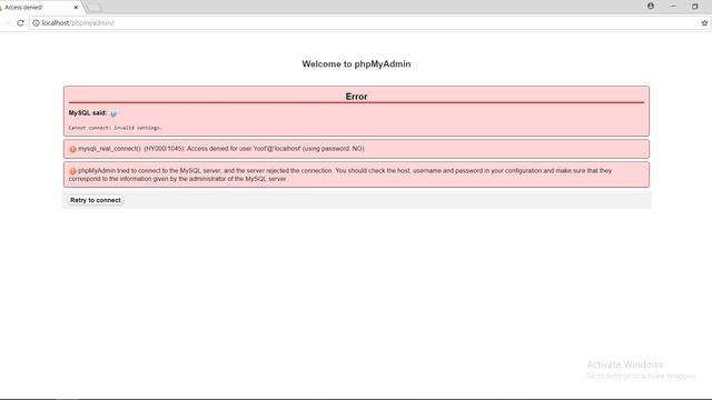 Set Credentials for Php myadmin using Xampp for Windows 7.2.6 смотреть онлайн