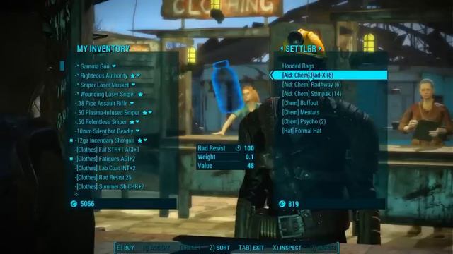 Fallout 4 - 7 unique merchants (all lvl 4) смотреть онлайн